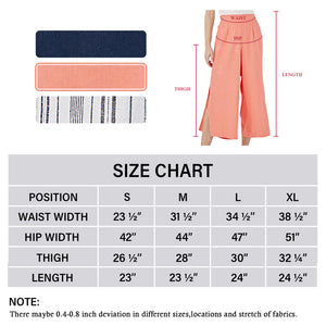 Linen Pants with Side Slit – CORAL